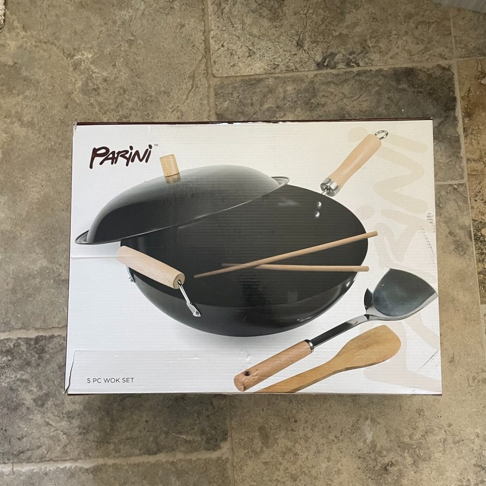 5 Piece Wok set